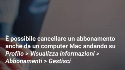 Come cancellare gli abbonamenti Apple