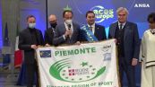 Il Piemonte riceve la bandiera di Regione Europea dello Sport da Aces Europe