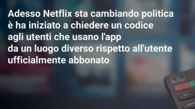 Come condividere Netflix legalmente