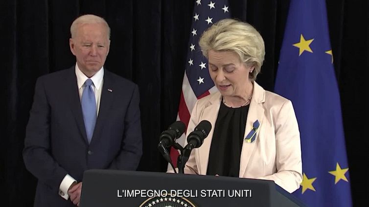 Ucraina, von der Leyen: " Con Usa orologio su nuova era, ce la faremo"