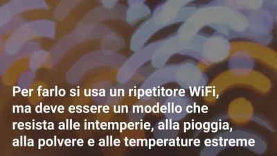 Come portare la connessione in giardino