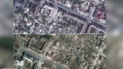 Ucraina, Mariupol dall'alto: prima e dopo i bombardamenti