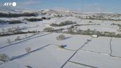 Inghilterra, copiose nevicate imbiancano le vallate dello Yorkshire