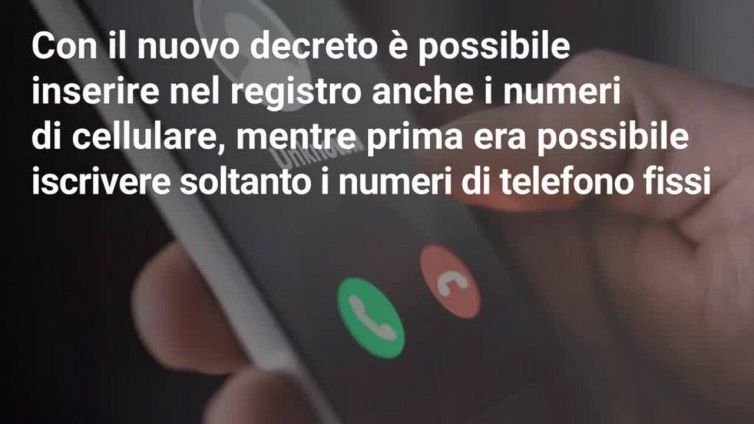 Come iscriversi al Registro anti call center
