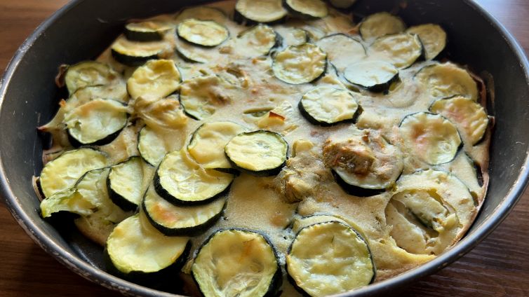 Ricetta per la scarpaccia salata di zucchine