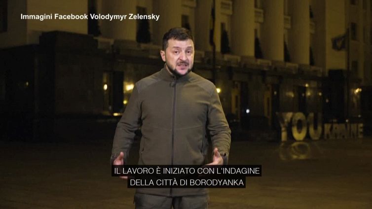 Zelensky: "Situazione a Borodyanka molto peggio che a Bucha"