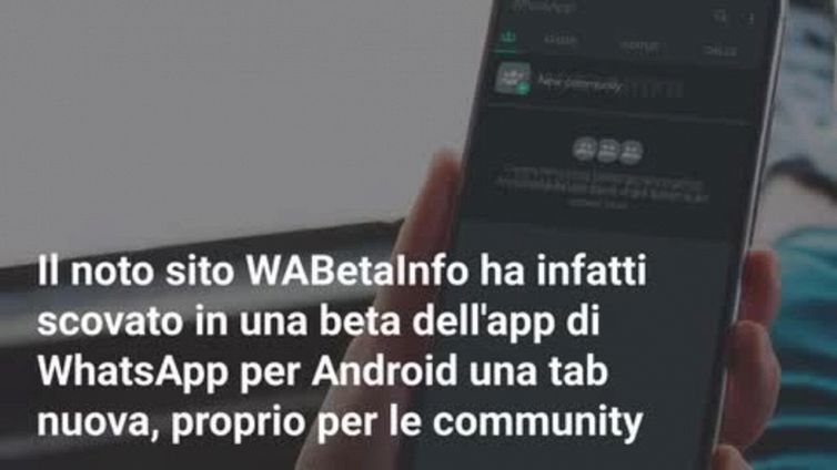 WhatsApp: le community sono sempre più vicine