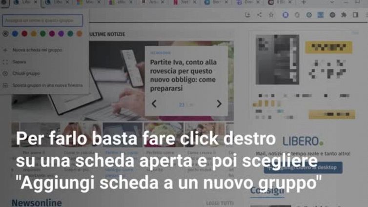 Come organizzare le Tab di Chrome in gruppi