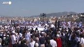 Macron a Marsiglia: "Il 24 aprile e' un referendum a favore o contro l'Ue"