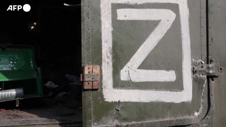 Ucraina, equipaggiamento militare russo distrutto a Kharkiv