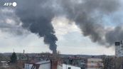 Ucraina: colonne di fumo su Leopoli, colpita dai missili russi