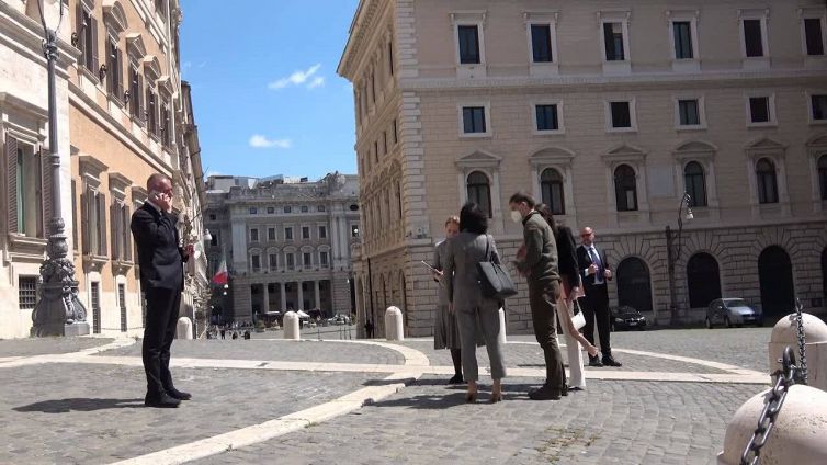 Ucraina, il sindaco di Melitopol Ivan Fedorov arriva alla Camera