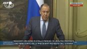 Ucraina, Lavrov: "I negoziati con Kiev in stallo"