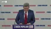 Me'lenchon: "La monarchia presidenziale di Macron sopravvive a un mare di astensioni, schede bianche e nulle"