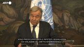 Guterres: "Indagine indipendente possibili crimini guerra"
