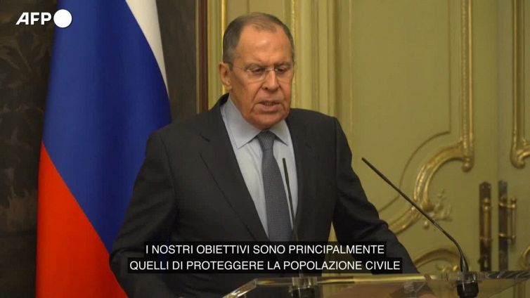 Lavrov: "Pronti a collaborare con Nazioni Unite per aiutare i civili"