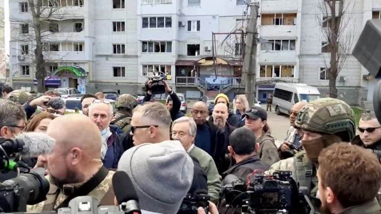 Ucraina, Guterres: "La guerra e' il male, un'assurdita' nel ventunesimo secolo"