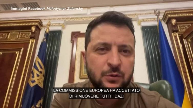 Zelensky: "La Russia sta cercando di provocare una crisi globale dei prezzi"