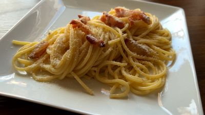 Spaghetti al guanciale