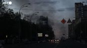 Missili russi su Kiev durante la visita di Guterres