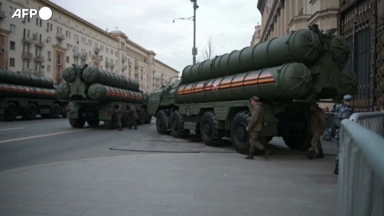 Mosca, le prove della parata che celebra la fine della Seconda guerra mondiale
