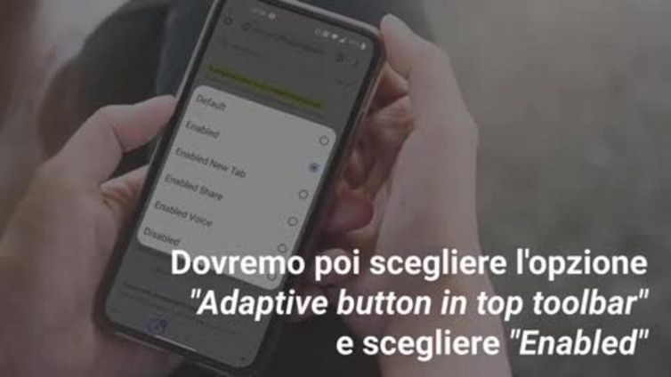 Come attivare l'icona nascosta di Chrome