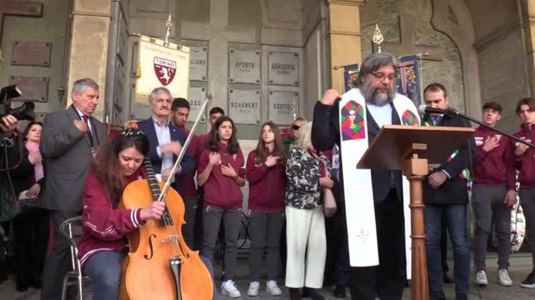 Grande Torino, la commemorazione al Cimitero Monumentale con Cairo