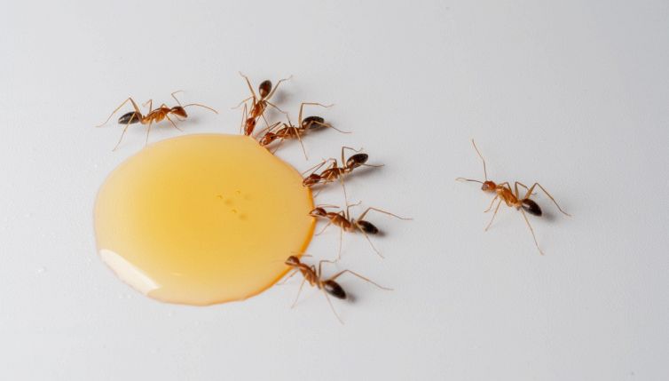 Formiche, il trucco del miele per sbarazzartene velocemente
