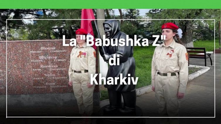 Diventa una statua la "Babushka Z", icona del patriottismo filo-Putin