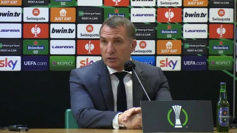 Conference League, Rodgers: "Siamo molto delusi, complimenti alla Roma"