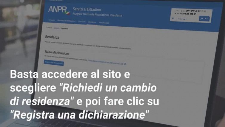 Come fare il cambio residenza online