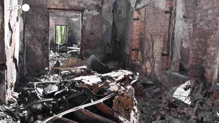 Ucraina: Kharkiv, ecco cosa rimane del museo letterario dopo l'attacco russo