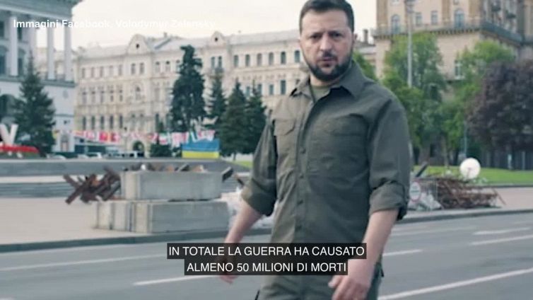 Zelensky: "Putin come Hitler, e' maledetto dai suoi antenati"