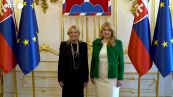 Jill Biden incontra la presidente slovacca a Bratislava