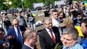 Ucraina: l'ambasciatore russo a Varsavia imbrattato di vernice rossa