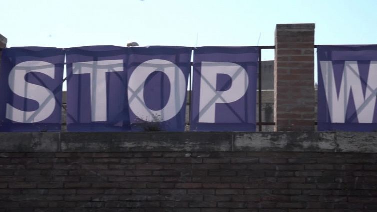 "No alla guerra": la marcia per la pace della Comunita' di Sant'Egidio