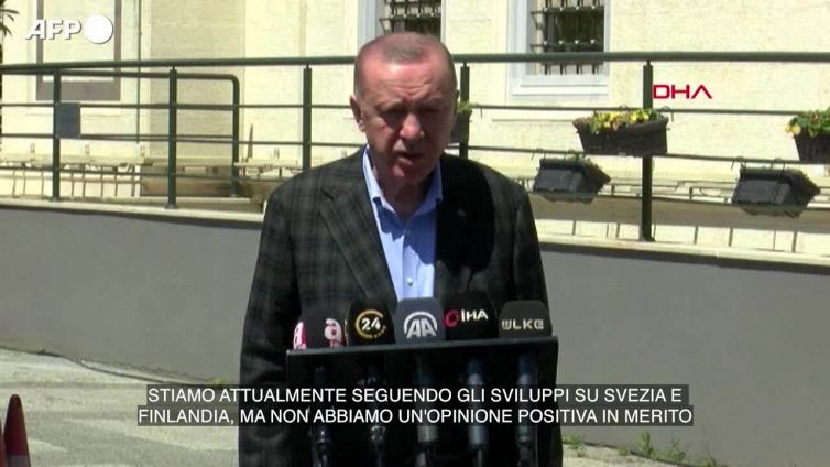 Erdogan contrario all'adesione di Finlandia e Svezia alla Nato