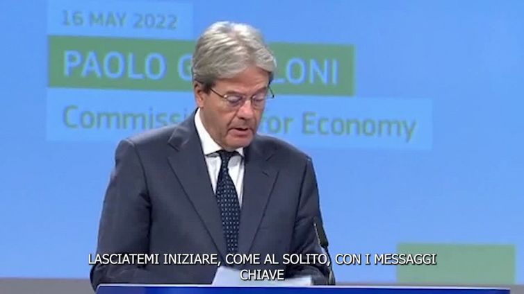 Gentiloni: "Inflazione prevista quest'anno al massimo storico del 6,8%"