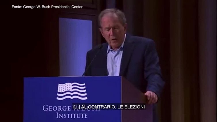 Usa, la gaffe di George W. Bush: "Brutale invasione dell'Iraq..."