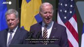 Nato, Biden: "Totale sostegno Usa a Svezia e Finlandia"