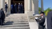 Draghi depone una corona d'alloro al Sacrario di Custoza