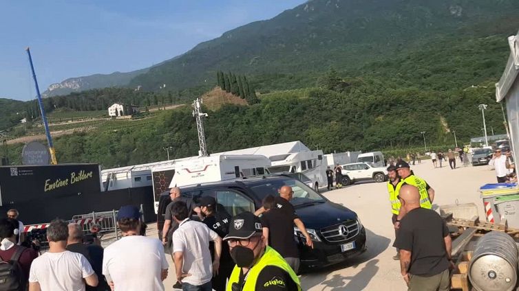 L'arrivo di Vasco alla Trentino Music Arena: "Finalmente torniamo ad assembrarci"