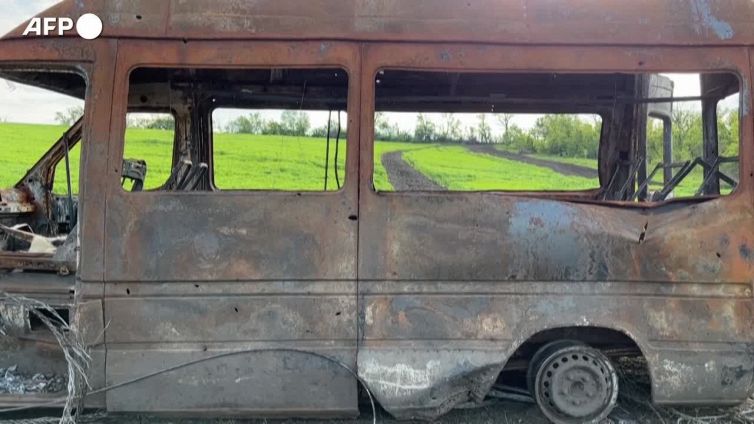 Ucraina, postazioni militari russe abbandonate nei pressi di Kharkiv