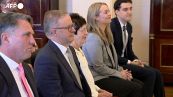 Il laburista Anthony Albanese giura come premier dell'Australia