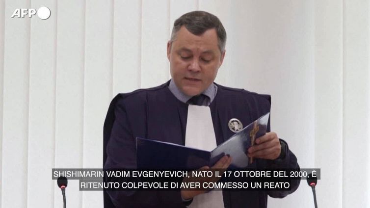 Ucraina, soldato russo di 21 anni condannato all'ergastolo