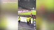 Cori razzisti dei tifosi della Lazio allo steward di colore