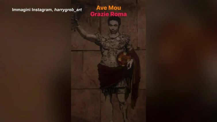 "Ave Mou", il nuovo murale di Harry Greb dedicato a Mourinho