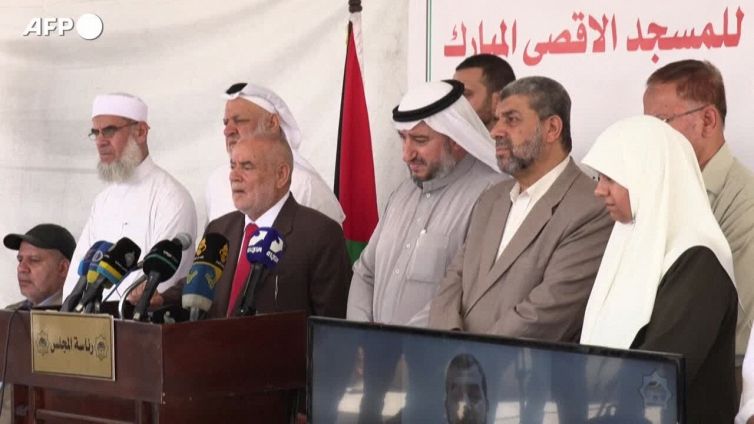 'Giornata di Gerusalemme', la protesta di politici palestinesi e sostenitori di Hamas