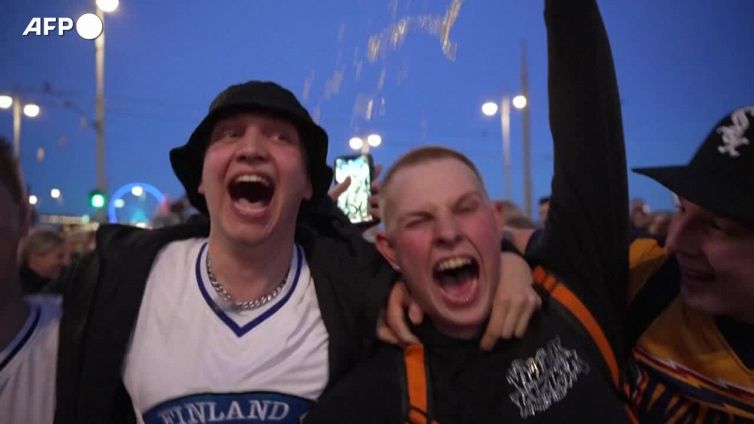 Finlandia, festa a Helsinki per la vittoria del Mondiale di hockey maschile