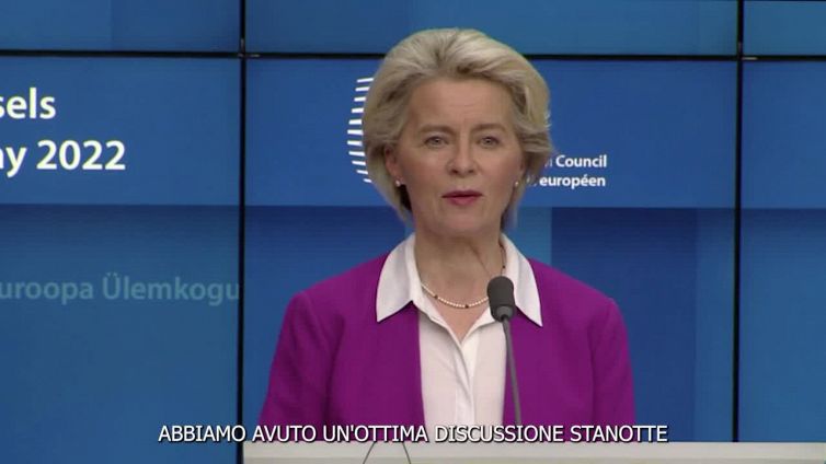 Von der Leyen: "Accordo sui principi del sesto pacchetto di sanzioni"